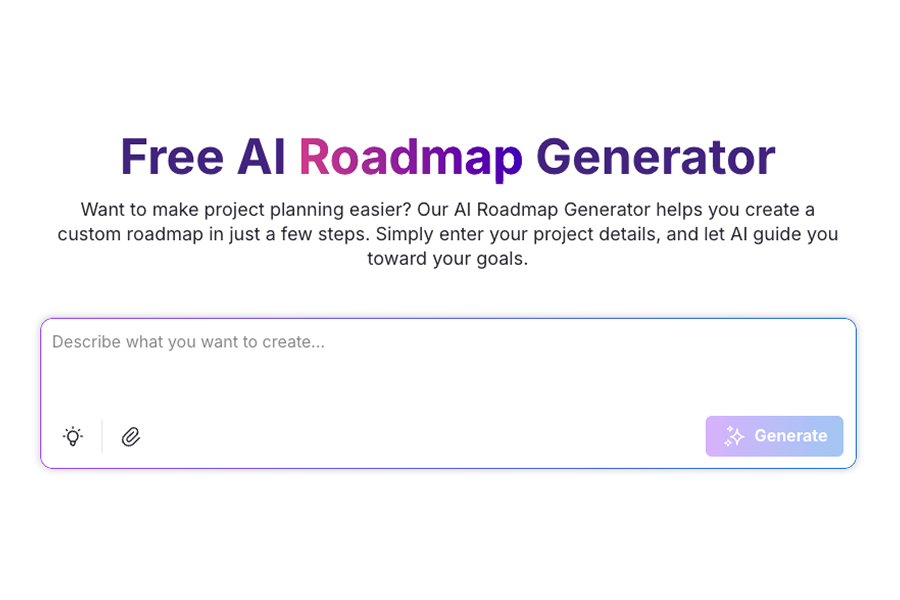 AI Roadmap Generator - AI Roadmap Generator creates a visual, step-by ...