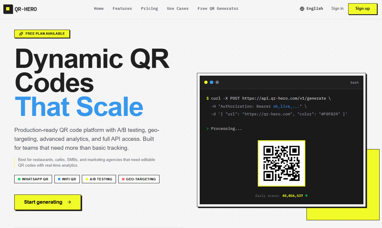 QR Hero - Unlimited Qr Codes, Unlimited Scans